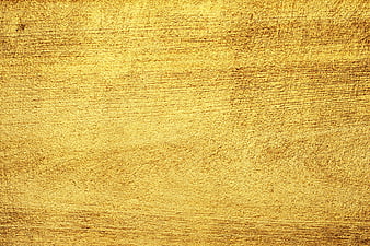 Textured Gold Metal Background with Horizontal Grain