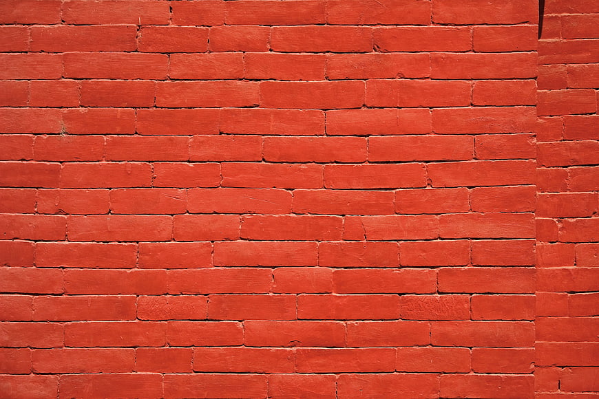 Red Brick Wall Texture Background