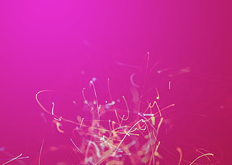 Abstract pink background with glowing light streaks and digital motion lines