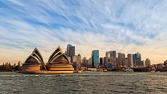 Sydney Opera House and City Skyline at Golden Hour