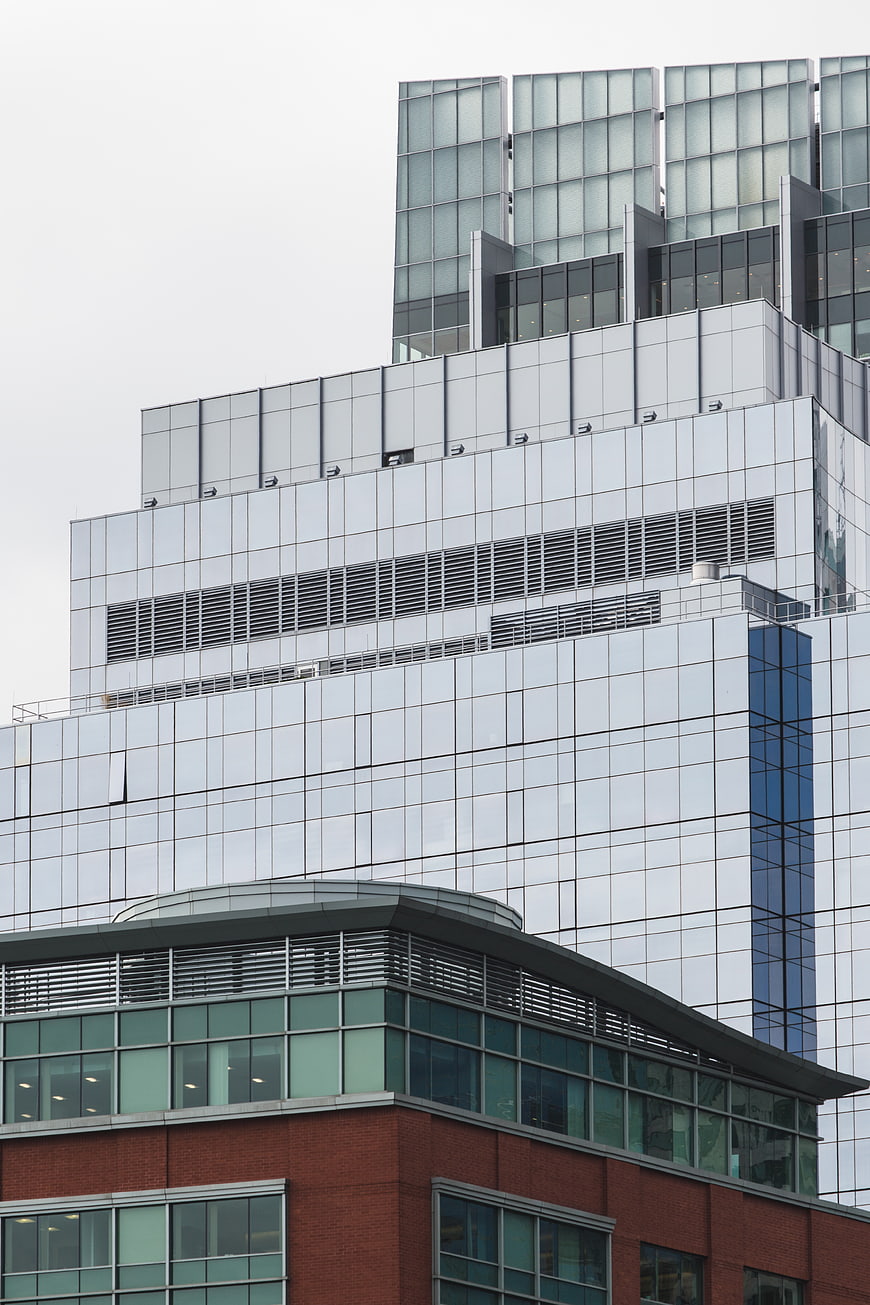 Modern Glass Office Building Architecture Exterior