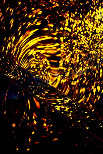 Abstract Gold Shimmering Swirl Texture Background