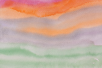 Abstract watercolor background with pastel sunset colors