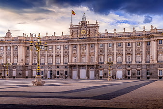 Royal Palace of Madrid Architecture and Plaza de Oriente