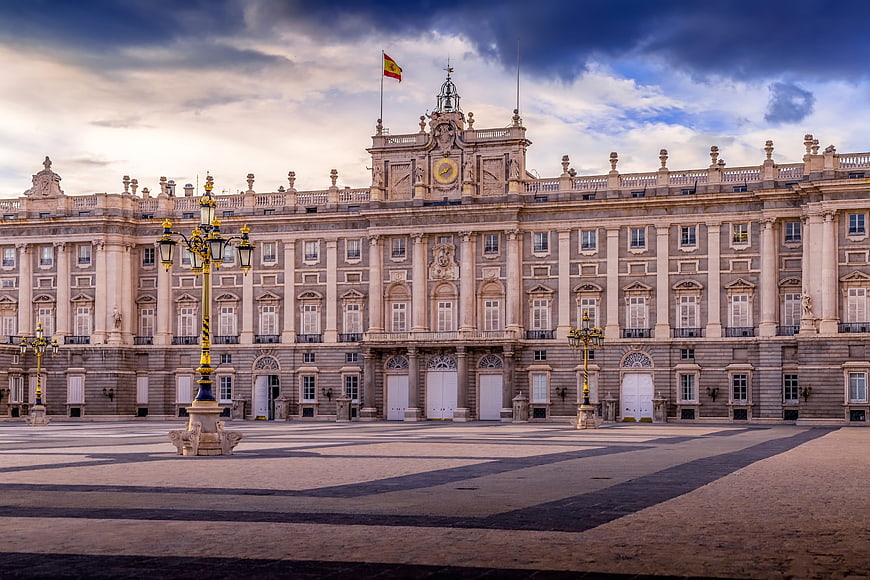 Royal Palace of Madrid Architecture and Plaza de Oriente