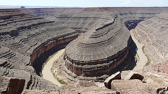 Horseshoe Bend Colorado River Canyon Landscape