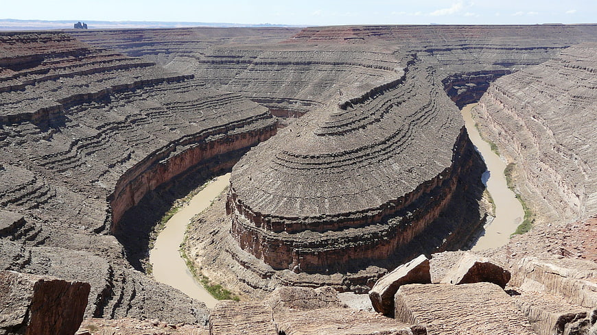 Horseshoe Bend Colorado River Canyon Landscape