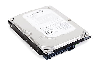 Internal Hard Disk Drive Isolated on White Background