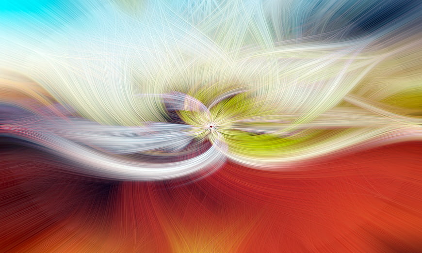 Abstract Swirling Light Motion Blur Background