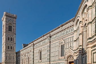 Florence Cathedral and Giotto's Bell Tower Architecture