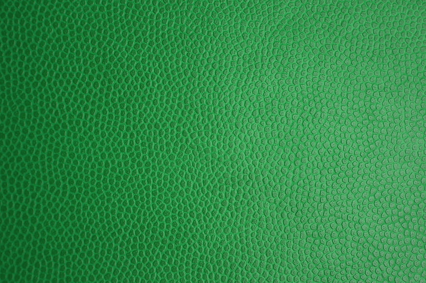 Green Textured Leather Surface Pattern Background
