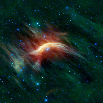 Zeta Ophiuchi Runaway Star Interstellar Bow Shock Nebula