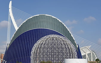 Modern Architecture of City of Arts and Sciences Valencia