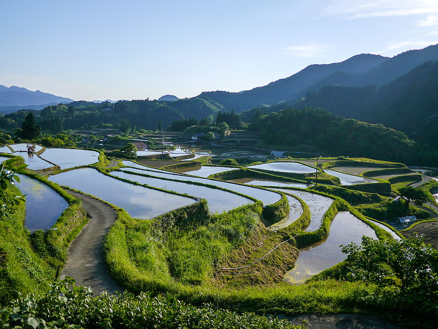 Yamada Rice Terraces in Kumamoto, Japan