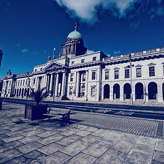 Custom House Liverpool Architecture Blue Sky
