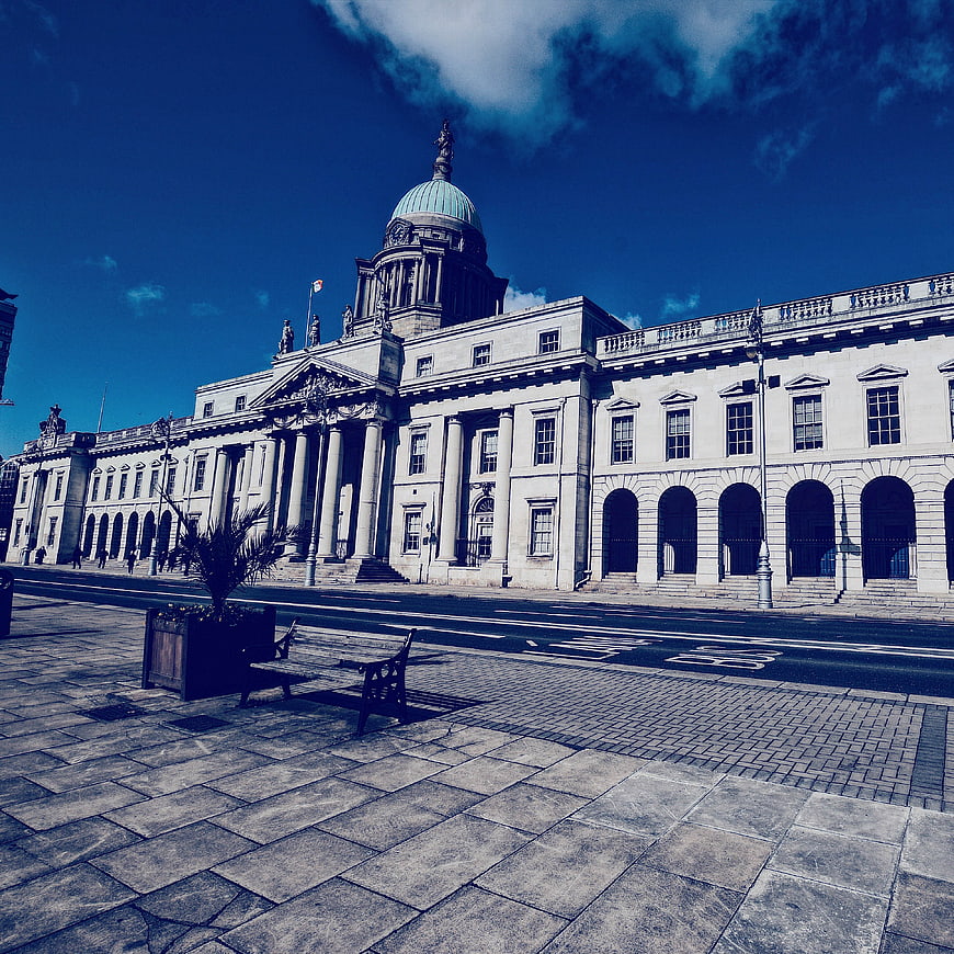Custom House Liverpool Architecture Blue Sky
