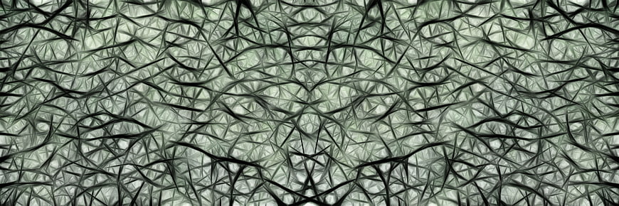 Abstract dark neural network pattern on light background