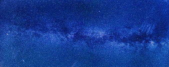 Blue Milky Way Galaxy Starry Night Sky Background