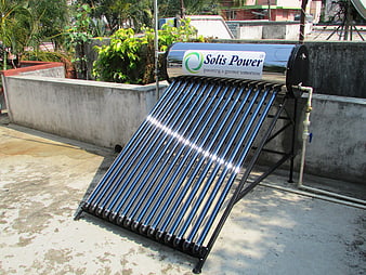 Solis Power Solar Water Heater Installed On Rooftop