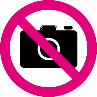 No Photography Prohibition Sign Icon