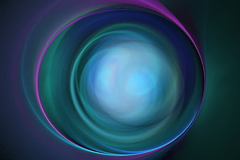 Abstract Blue and Purple Swirling Fractal Vortex Background