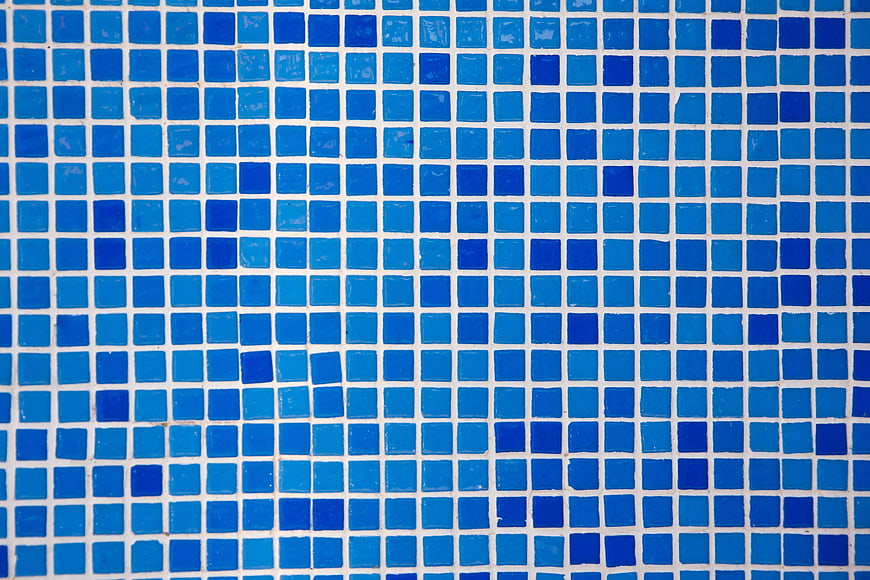 Blue Mosaic Tile Pattern Texture