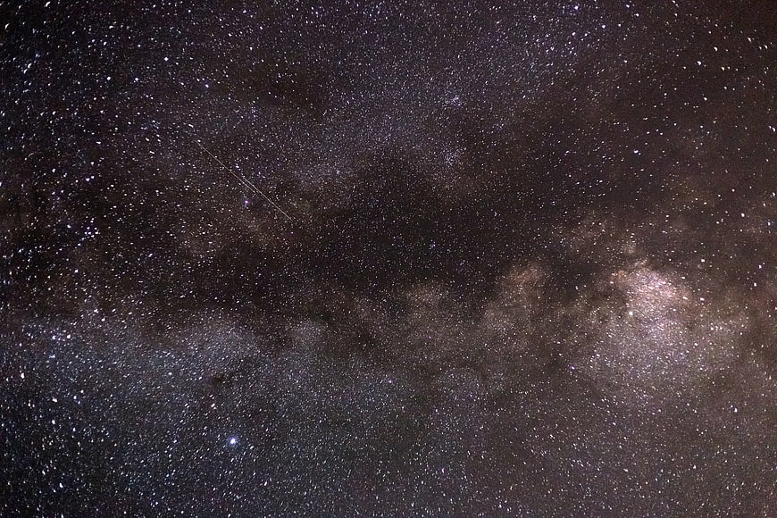 Milky Way Galaxy Starry Night Sky Background