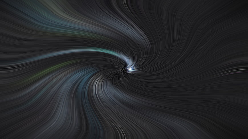 Abstract Dark Swirling Lines Digital Art Background