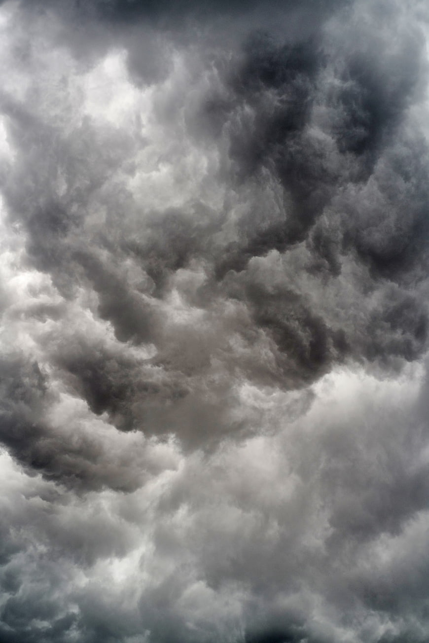 Dramatic Dark Storm Clouds Filling the Sky