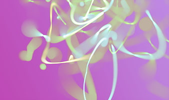 Abstract Pink and Yellow Light Streaks Background