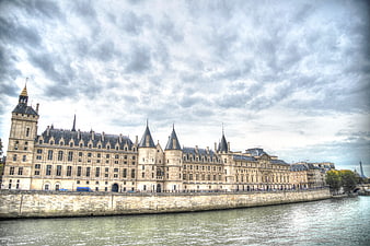 Palais de la Conciergerie on the Seine River in Paris