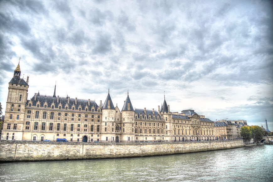 Palais de la Conciergerie on the Seine River in Paris
