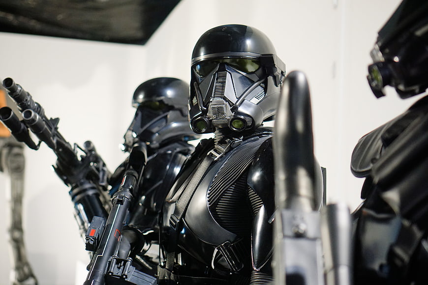 Star Wars First Order Stormtrooper Prop Display
