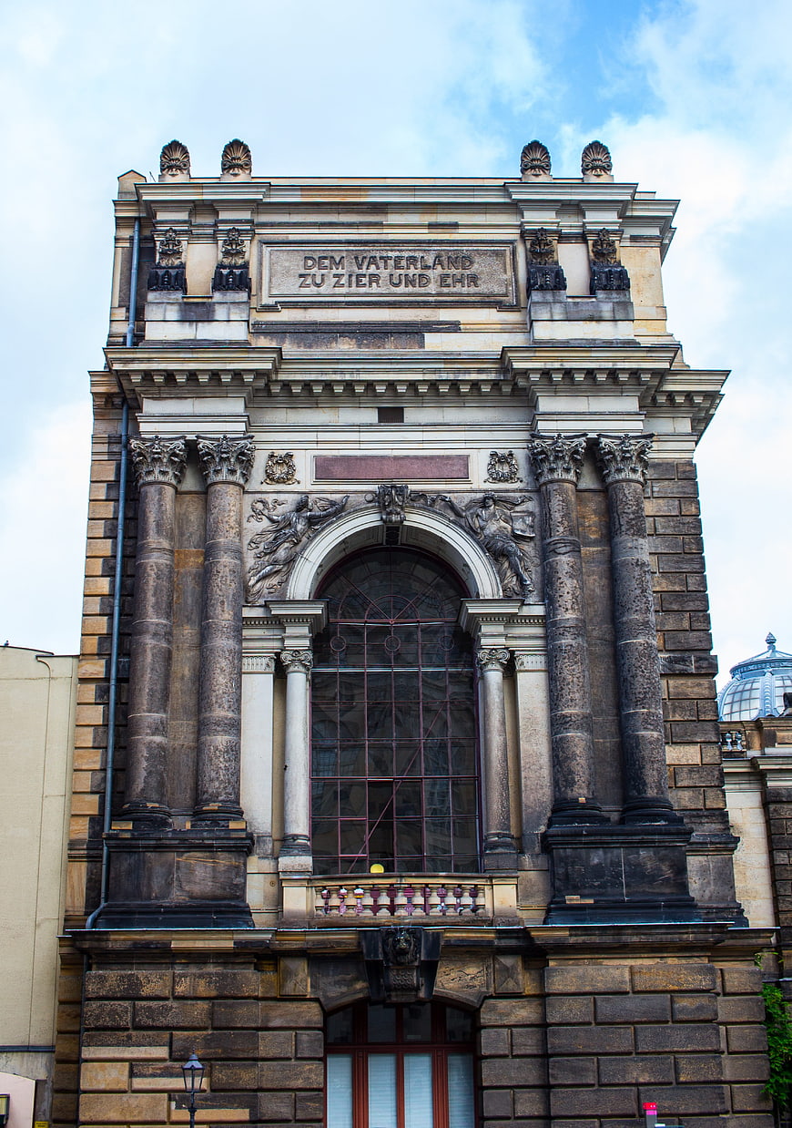 Historic Art Academy Dresden Architecture Facade