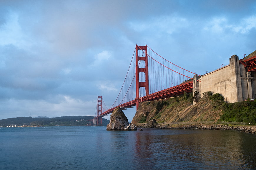 Golden Gate Bridge San Francisco Bay View