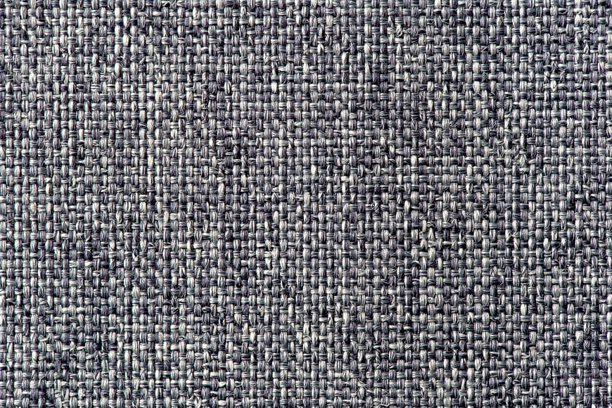 Close-up of gray woven fabric texture background
