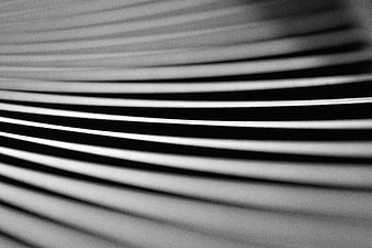 Abstract black and white curved lines pattern background