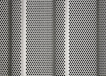 Perforated Metal Sheet Texture Close-Up