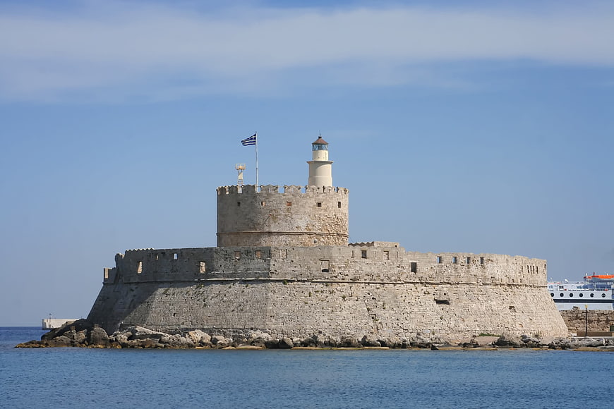 Koules Fortress and Lighthouse in Heraklion Harbor, Crete