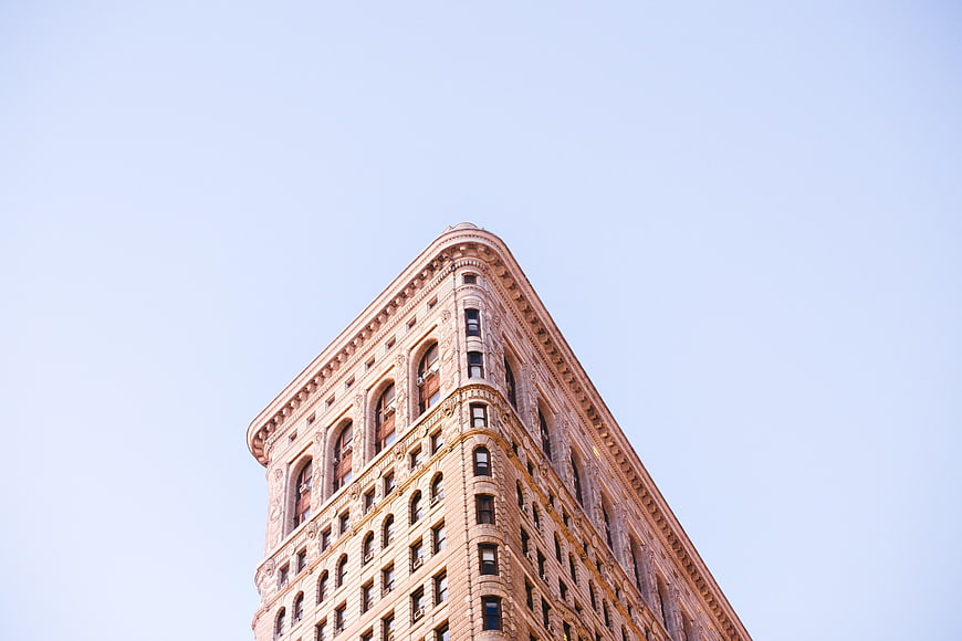 Flatiron Building New York City Architecture Sky