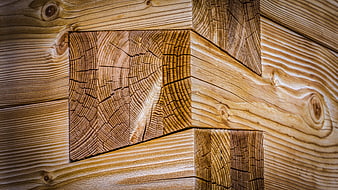 Close-up of traditional wooden dovetail joint craftsmanship