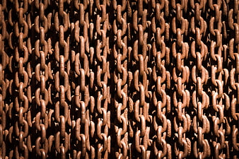Rusty Metal Chains Texture Background