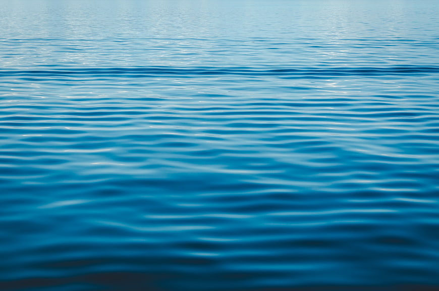 Abstract Blue Water Ripples Background