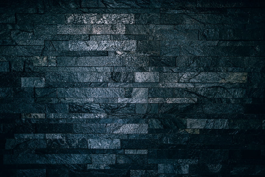 Dark Blue Slate Stone Wall Texture Background