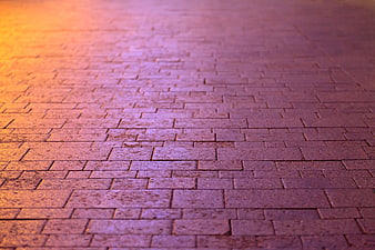 Abstract Pink and Orange Paved Stone Pathway Background