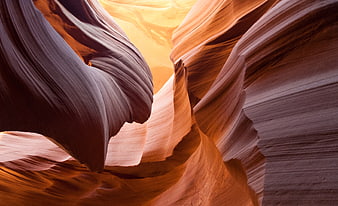 Abstract Antelope Canyon Sandstone Rock Formations