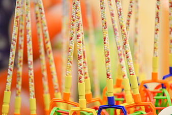 Colorful Hanging Candy Tubes for Party Decoration