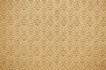 Beige embossed floral pattern texture background