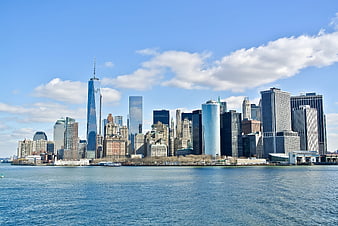 New York City Skyline with One World Trade Center