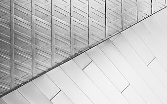 Abstract Black and White Geometric Architecture Pattern
